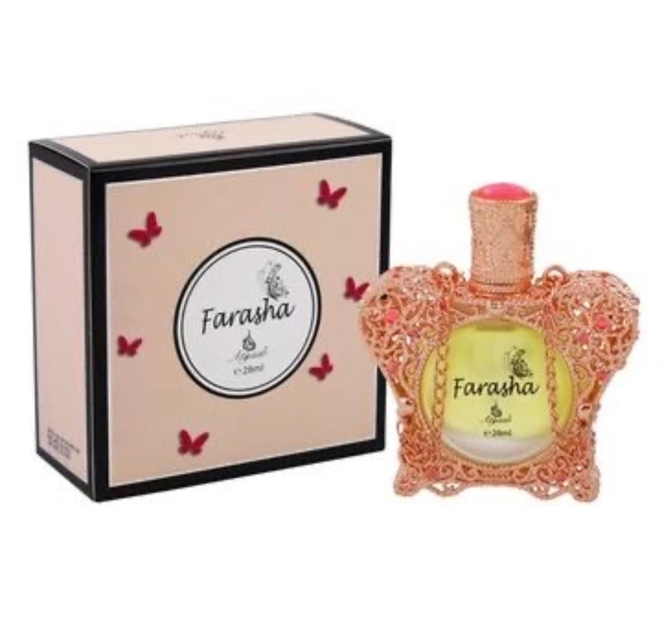 FARASHA CONCENTRATED PERFUME OIL FOR WOMEN BY KHADLAJ 28ml - ATYAAB