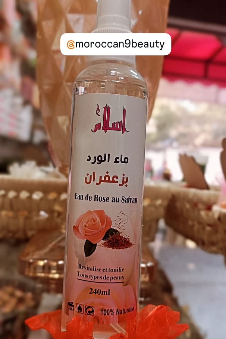 ROSE WATER WITH SAFFRON 240ml