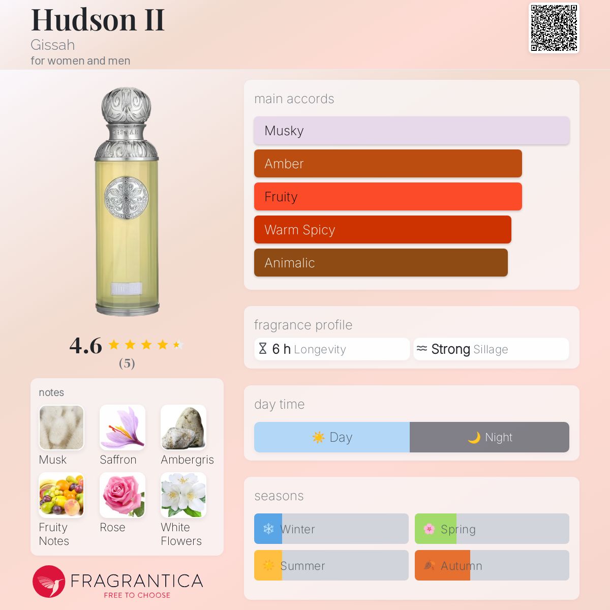 Hudson II Gissah for women and men