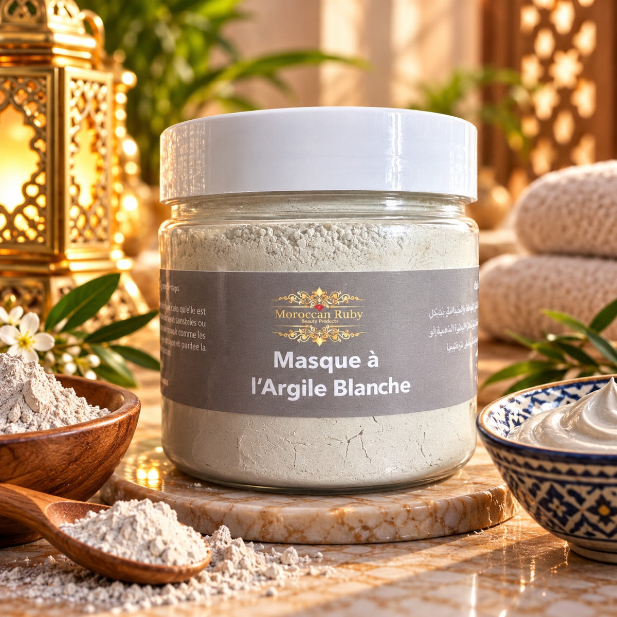 White Clay Face Mask - ماسك الطين الأبيض للبشرة