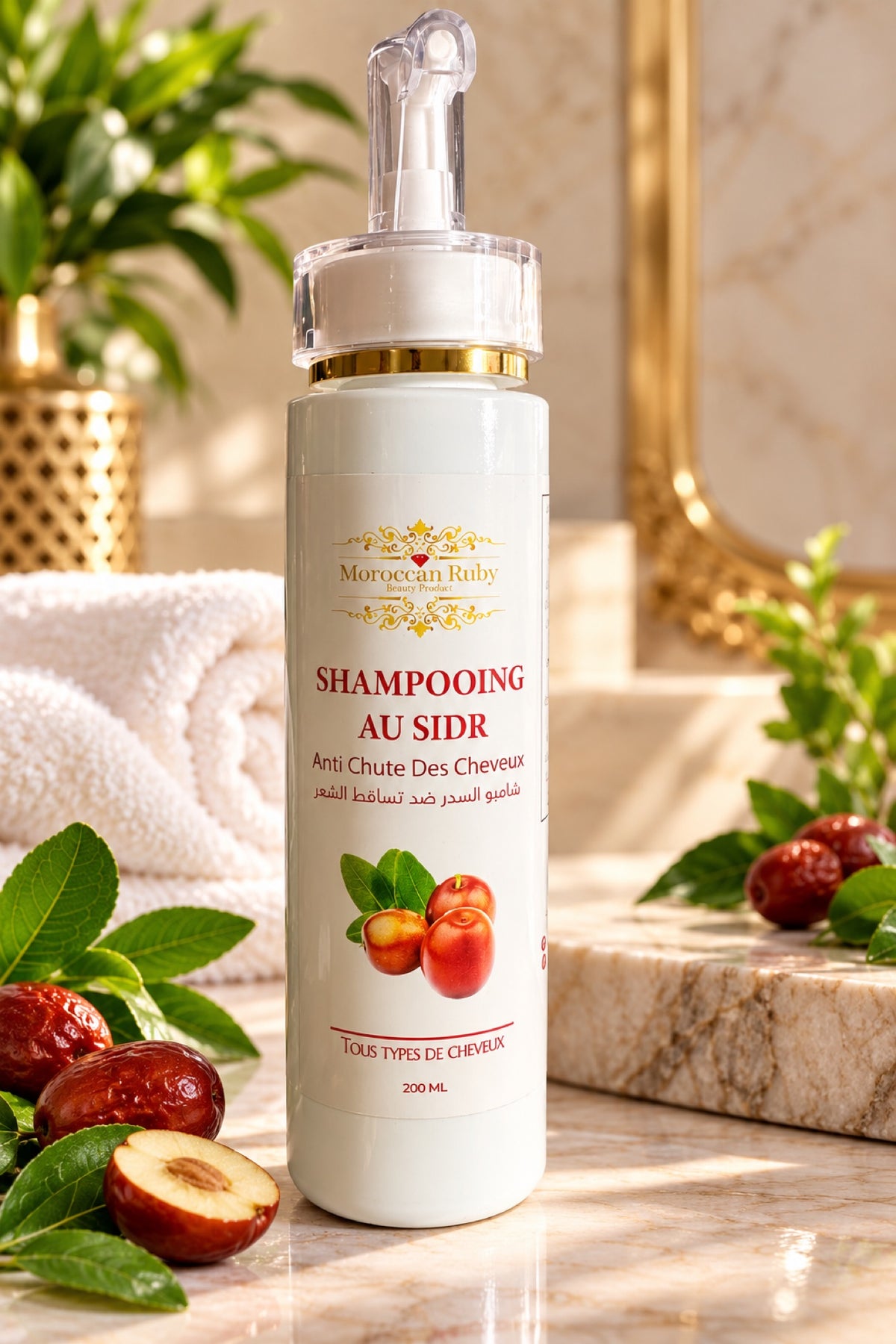 Natural Sidr Shampoo - شامبو السدر الطبيعي ضد تساقط الشعر