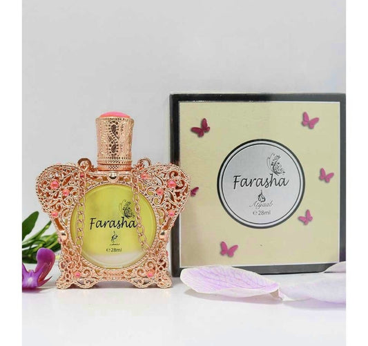 FARASHA CONCENTRATED PERFUME OIL FOR WOMEN BY KHADLAJ 28ml - ATYAAB