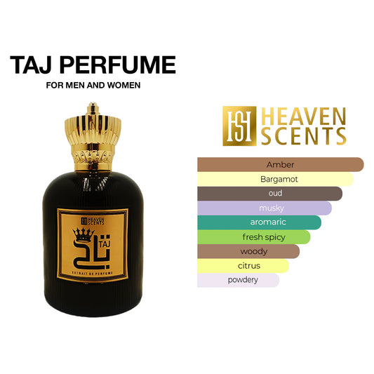 Black Taj Perfume 100ml by Heaven Scents - UNISEX