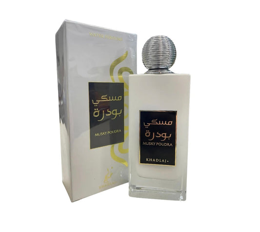 KHADLAJ MUSKY POUDREE WATER PERFUME - 3.4 OZ