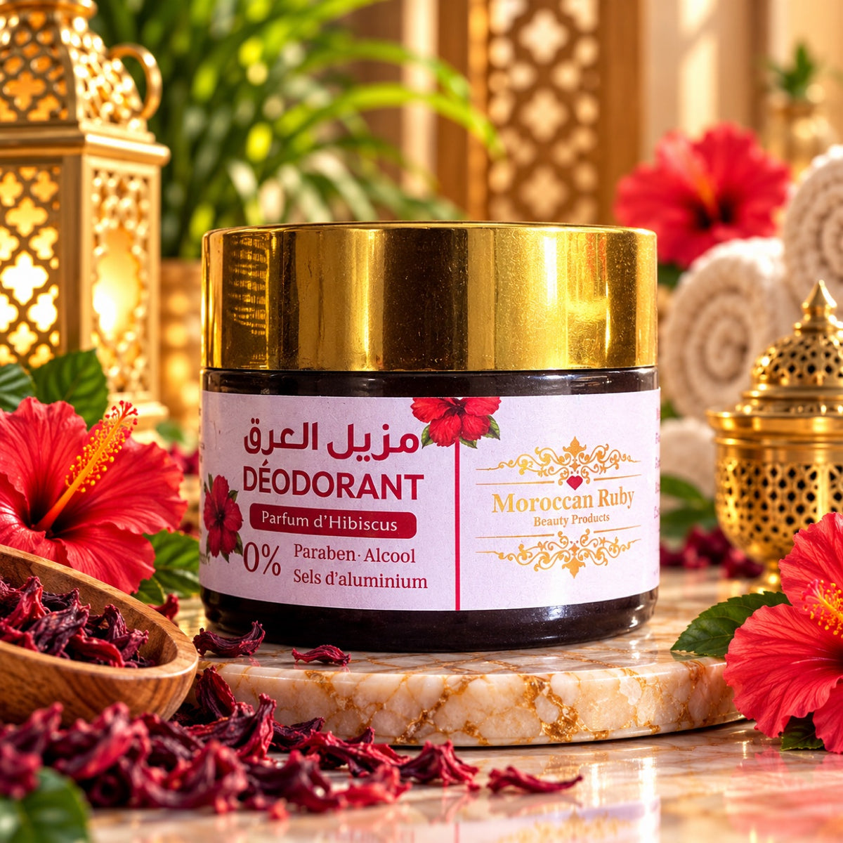 Natural Solid Deodorant Cream - مزيل عرق طبيعي جامد