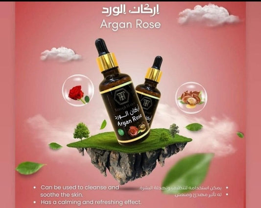 Natural Beauty Argan Oil – Infused with Signature ROSE Flavors for Skin & Hair