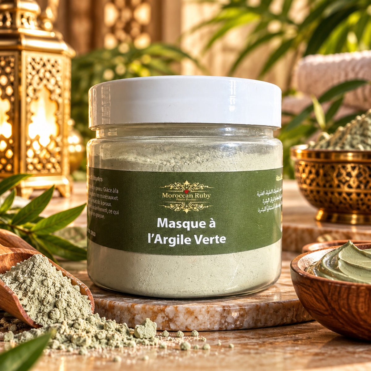 Green Clay Face Mask - ماسك الطين الأخضر للبشرة