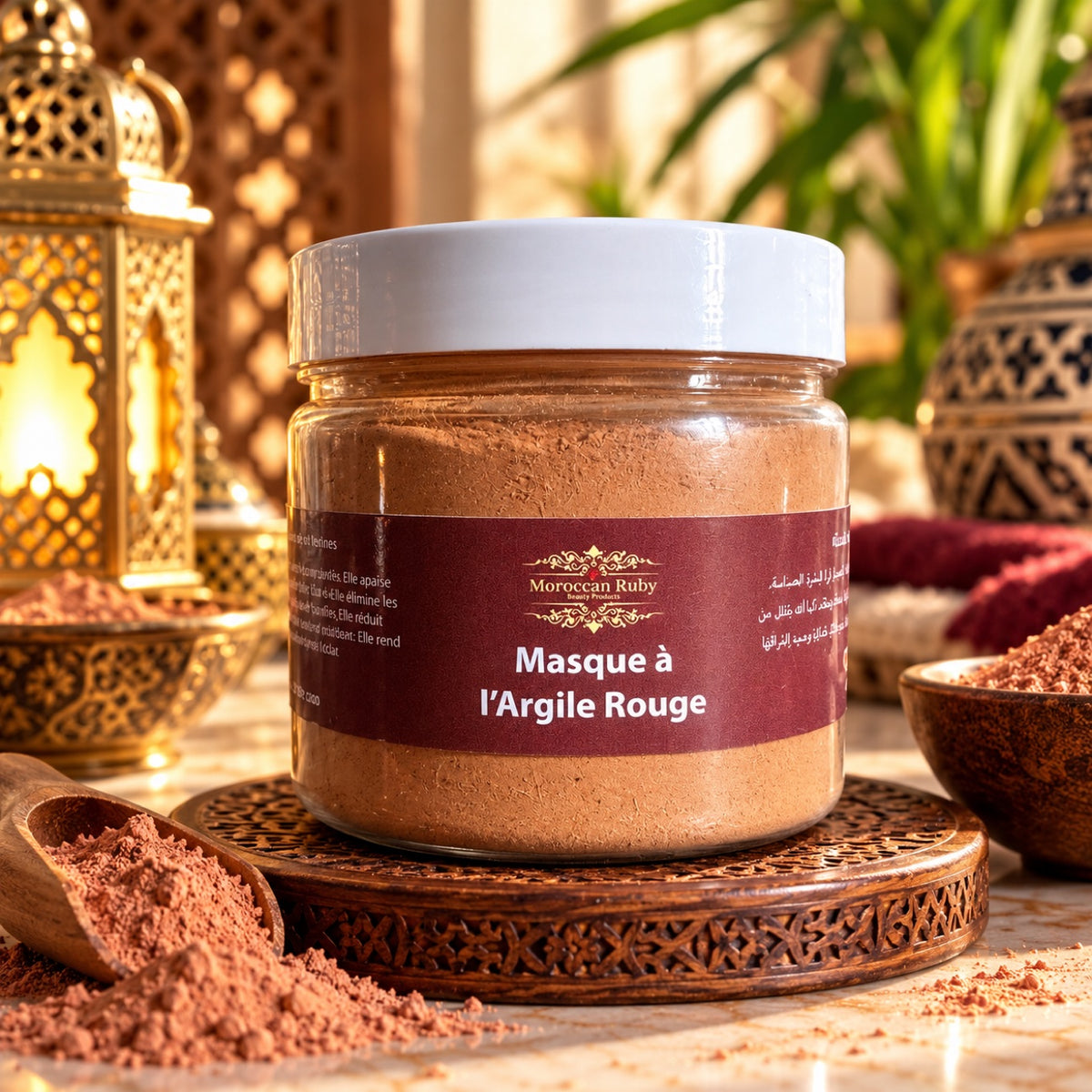 Red Clay Face Mask - ماسك الطين الأحمر للبشرة