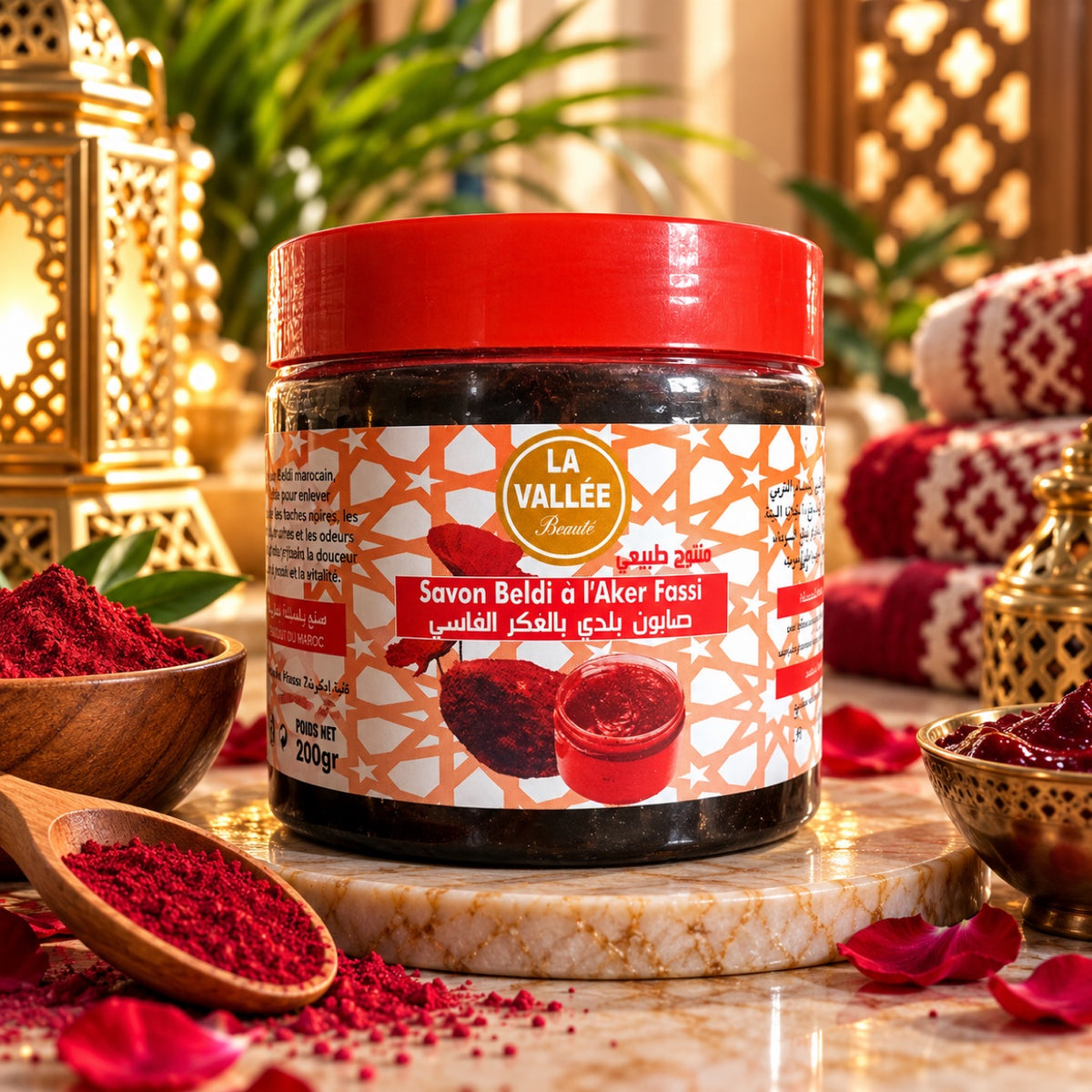 Aker Fassi Beldi Soap - صابون مغربي بالعكر الفاسي