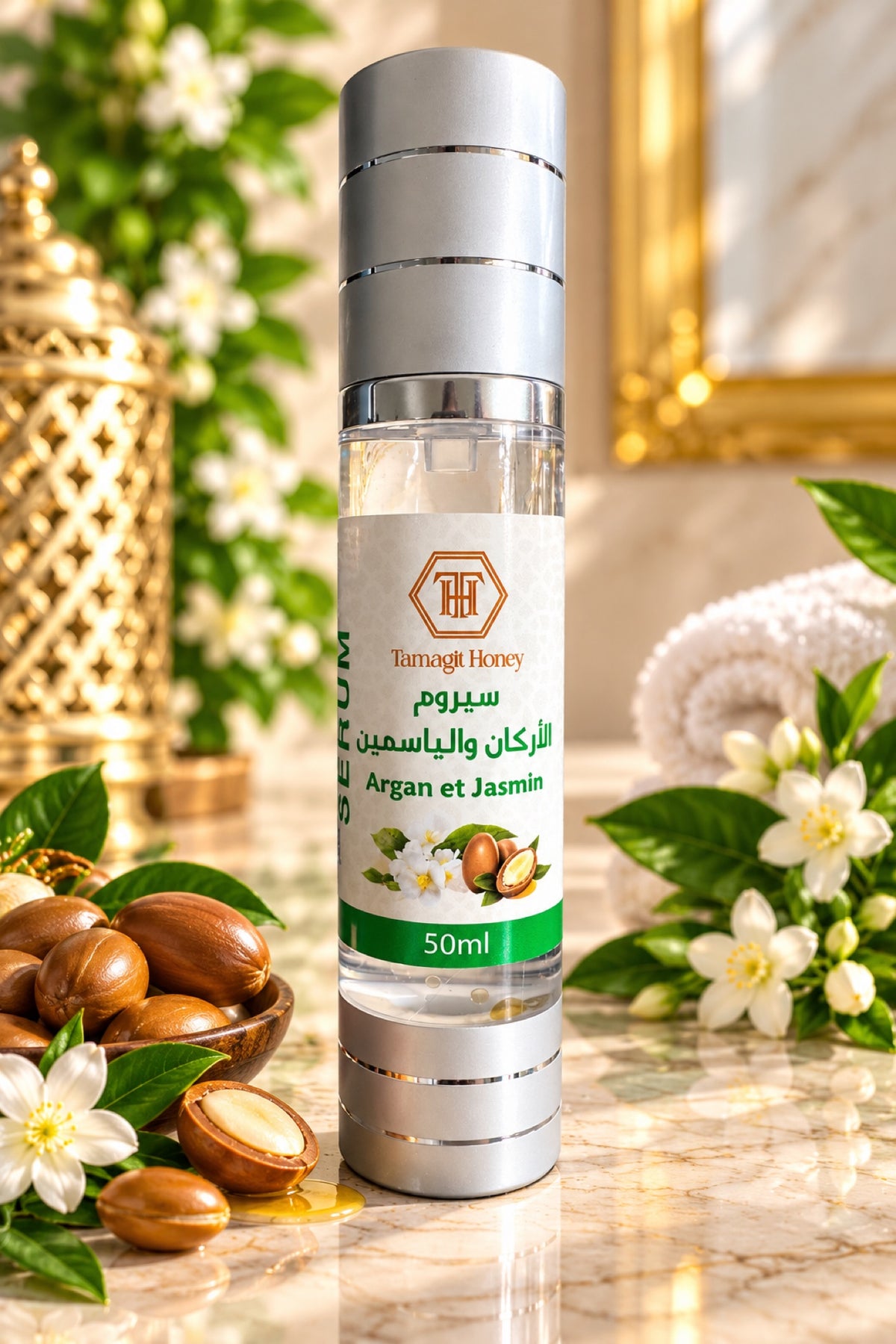 Natural Argan Hair Serum - سيروم الشعر الطبيعي بالأركان